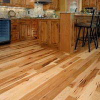 Hickory Character Natural Prefinished Solid Hardwood Flooring